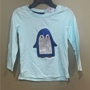 PICK 3/$12.00. Cat & Jack Light Blue Penguin Graphic Tee